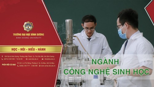 Những điều cần biết về ngành Công nghệ sinh học Trường Đại học Bình Dương