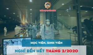 Học viên, sinh viên được nghỉ học đến hết tháng 2/2020