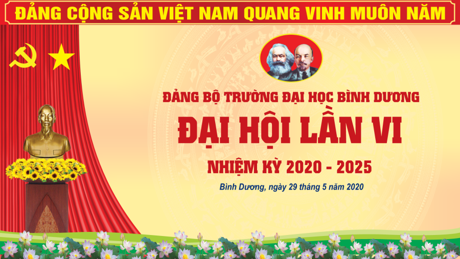 Hoàn tất công tác chuẩn bị cho Đại hội Đảng bộ Trường Đại học Bình Dương lần VI, nhiệm kỳ 2020-2025