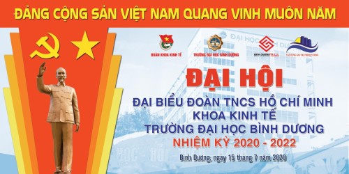 Đại hội đại biểu Đoàn TNCS Hồ Chí Minh Khoa Kinh tế Trường ĐH Bình Dương nhiệm kỳ 2020 - 2022