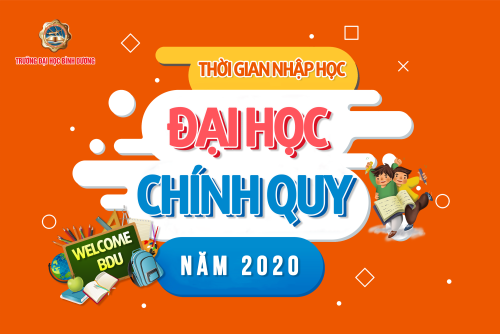 Thông báo về việc nhập học hệ đại học chính quy năm 2020