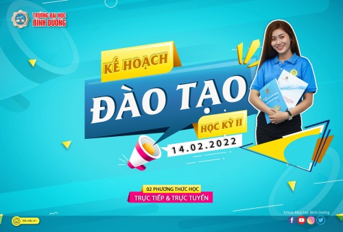 Trường Đại học Bình Dương triển khai kế hoạch đào tạo học kỳ II năm học 2021 - 2022