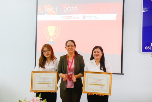Trường Đại học Bình Dương đã tổ chức Lễ trao giải Hội thảo Tuổi trẻ Quốc tế IYC 2022