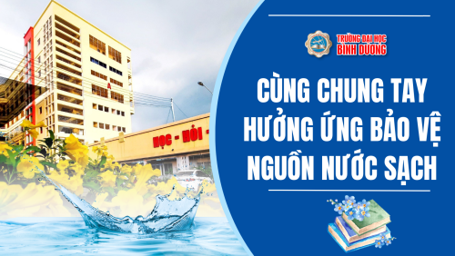 Cùng chung tay hưởng ứng bảo vệ nguồn nước sạch