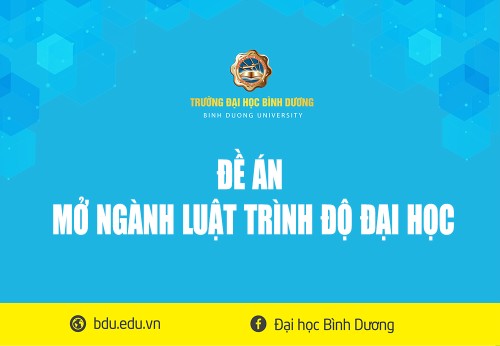 ĐỀ ÁN MỞ NGÀNH LUẬT TRÌNH ĐỘ ĐẠI HỌC