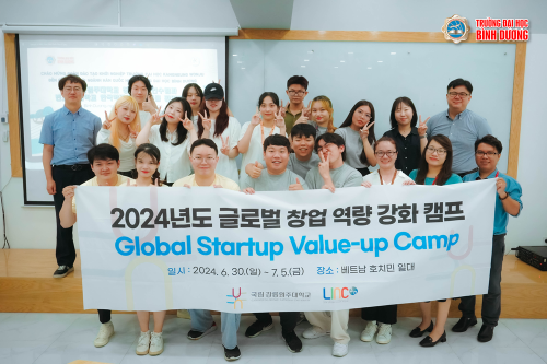 Đại học Bình Dương và Đại học Gangneung-Wonju thúc đẩy sinh viên khởi nghiệp toàn cầu