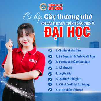 Bí kíp “gây thương nhớ” với bài thuyết trình đầu tiên ở đại học