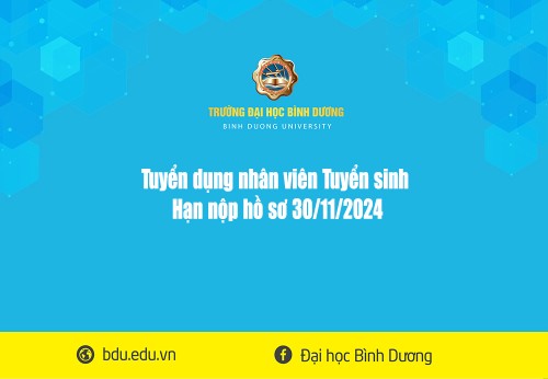 Tuyển dụng nhân viên Tuyển sinh  Hạn nộp hồ sơ 30 11 2024