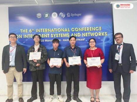 Giảng viên Trường Đại học Bình Dương công bố bài báo tại hội nghị khoa học quốc tế thuộc danh mục Scopus Q4