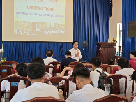 Lan tỏa thông điệp sống khỏe mùa thi từ những mô hình trực quan sinh động