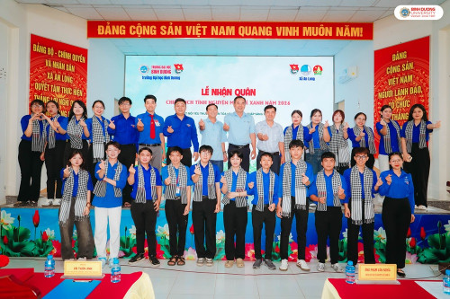 Tuổi trẻ BDU chính thức ra quân Chiến dịch Mùa hè xanh năm 2026 tại xã An Long