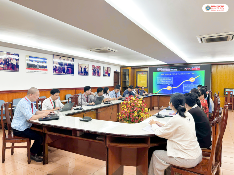 ĐẢNG ỦY TRƯỜNG ĐẠI HỌC BÌNH DƯƠNG THAM DỰ HỘI NGHỊ QUÁN TRIỆT, TRIỂN KHAI THỰC HIỆN NGHỊ QUYẾT, CHỈ THỊ CỦA BỘ CHÍNH TRỊ