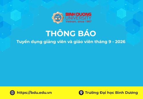 tuyển dụng giảng viên và giáo viên tháng 9   2026