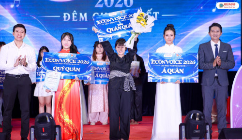 Khoa Kinh tế tổ chức Đêm Chung kết Cuộc thi văn nghệ “Giai điệu tuổi trẻ Kinh tế – ECON VOICE 2026”