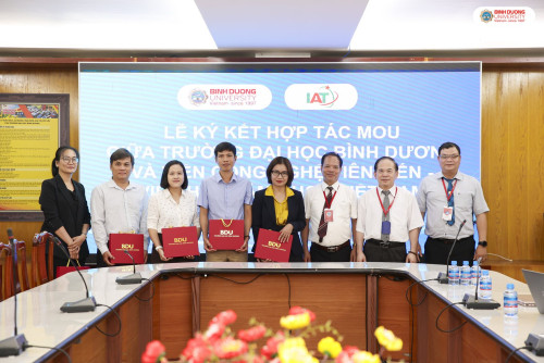 Trường Đại học Bình Dương ký kết thỏa thuận hợp tác với Viện Công nghệ Tiên tiến – Viện Hàn lâm Khoa học và Công nghệ Việt Nam