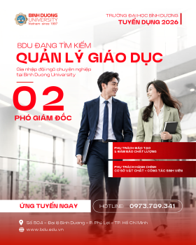 BDU tuyển dụng 02 Phó Giám đốc Trung tâm Giáo dục nghề nghiệp – Giáo dục thường xuyên