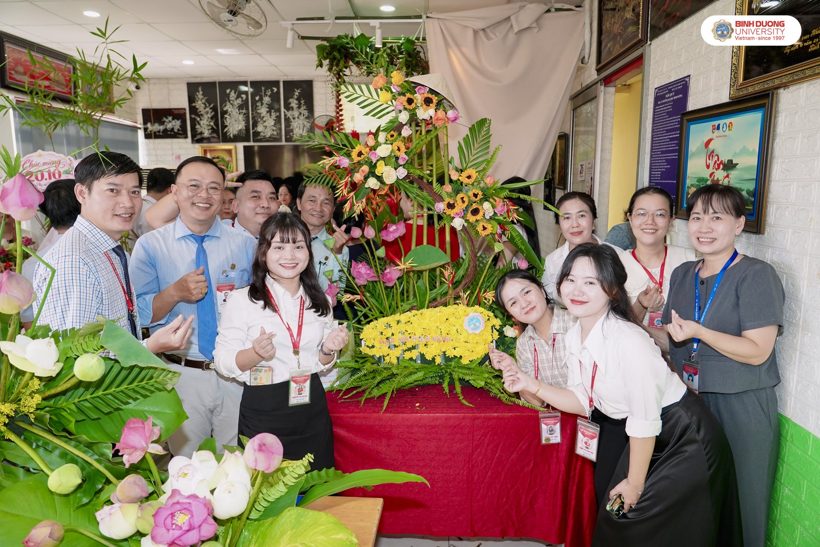 Ảnh Hội thi Cắm hoa 20/10