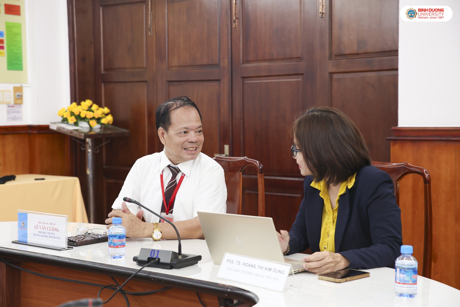 Lễ ký kết MOU giữa Trường Đại học Bình Dương và Viện Công nghệ Tiên tiến